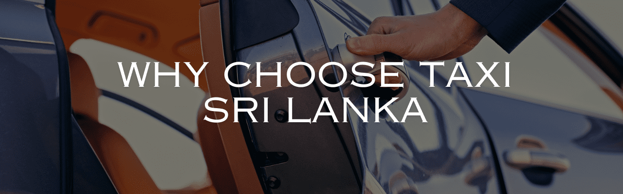Why Choose Taxi Sri Lanka