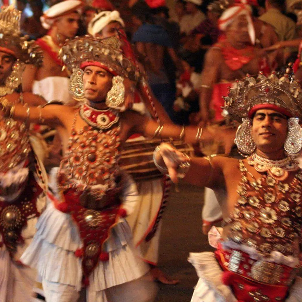 Kandyan dancers in costume