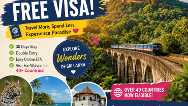 Sri Lanka Introduces Free Visa