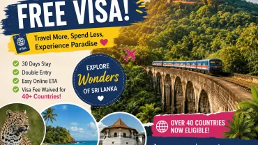 Sri Lanka Introduces Free Visa
