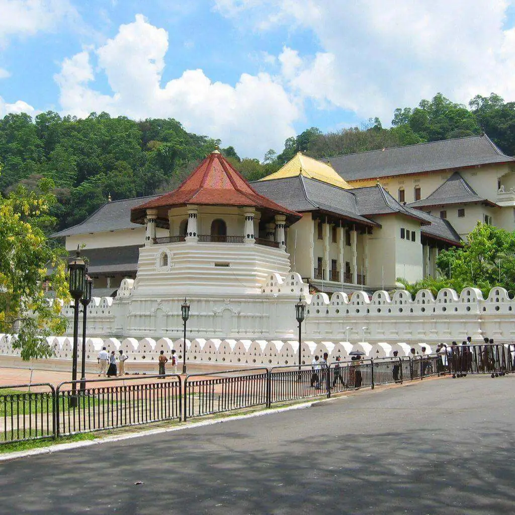 The Temple of the Tooth (Sri Dalada Maligawa) in Kandy